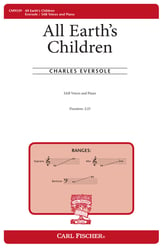 All Earth's Children SAB choral sheet music cover